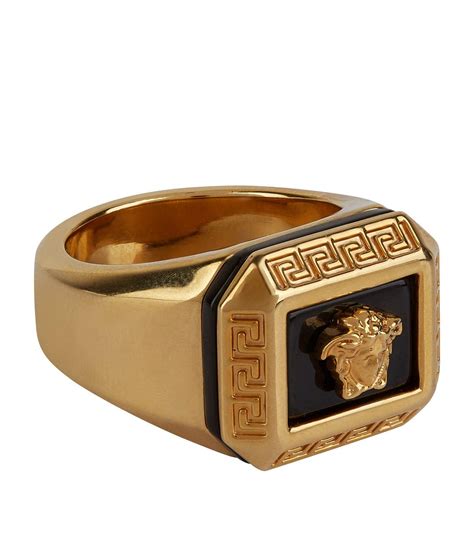 versace medusa ring men